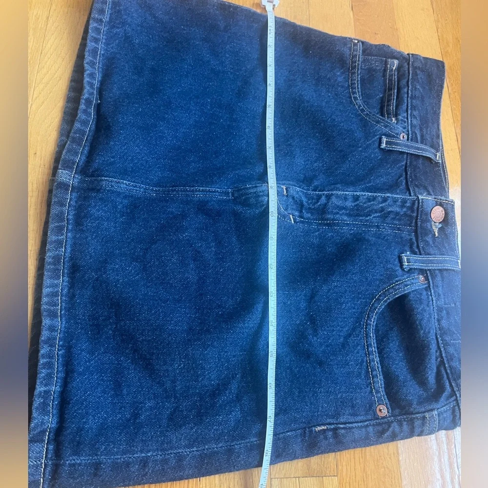 Madewell Rigid Denim Straight Mini Skirt 27 - Picture 5 of 11